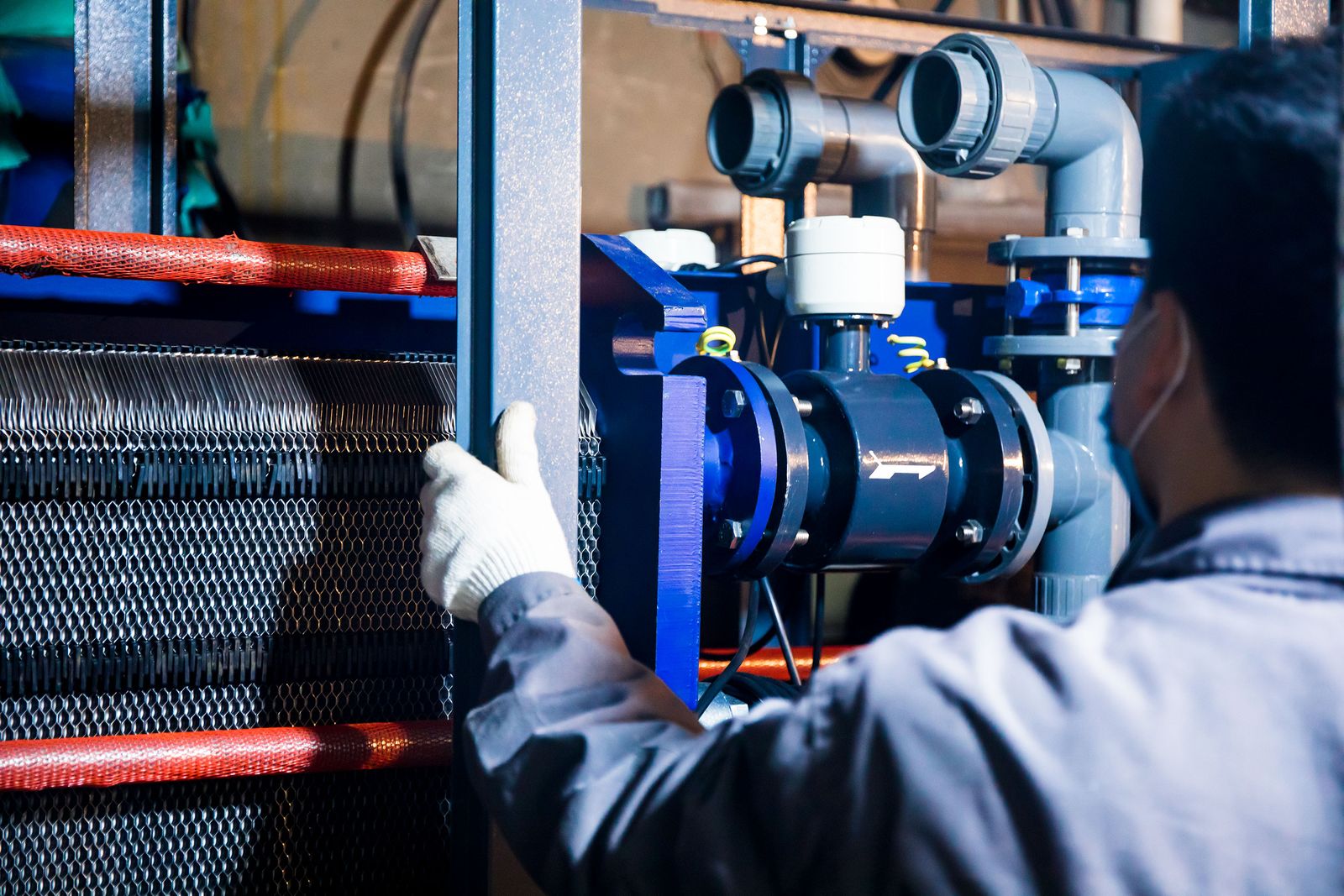 Representative industrial equipment inspection